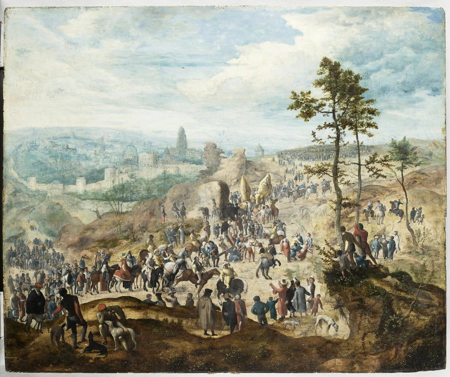 La Montée du Christ au Calvaire - Monogrammiste de Brunswick
