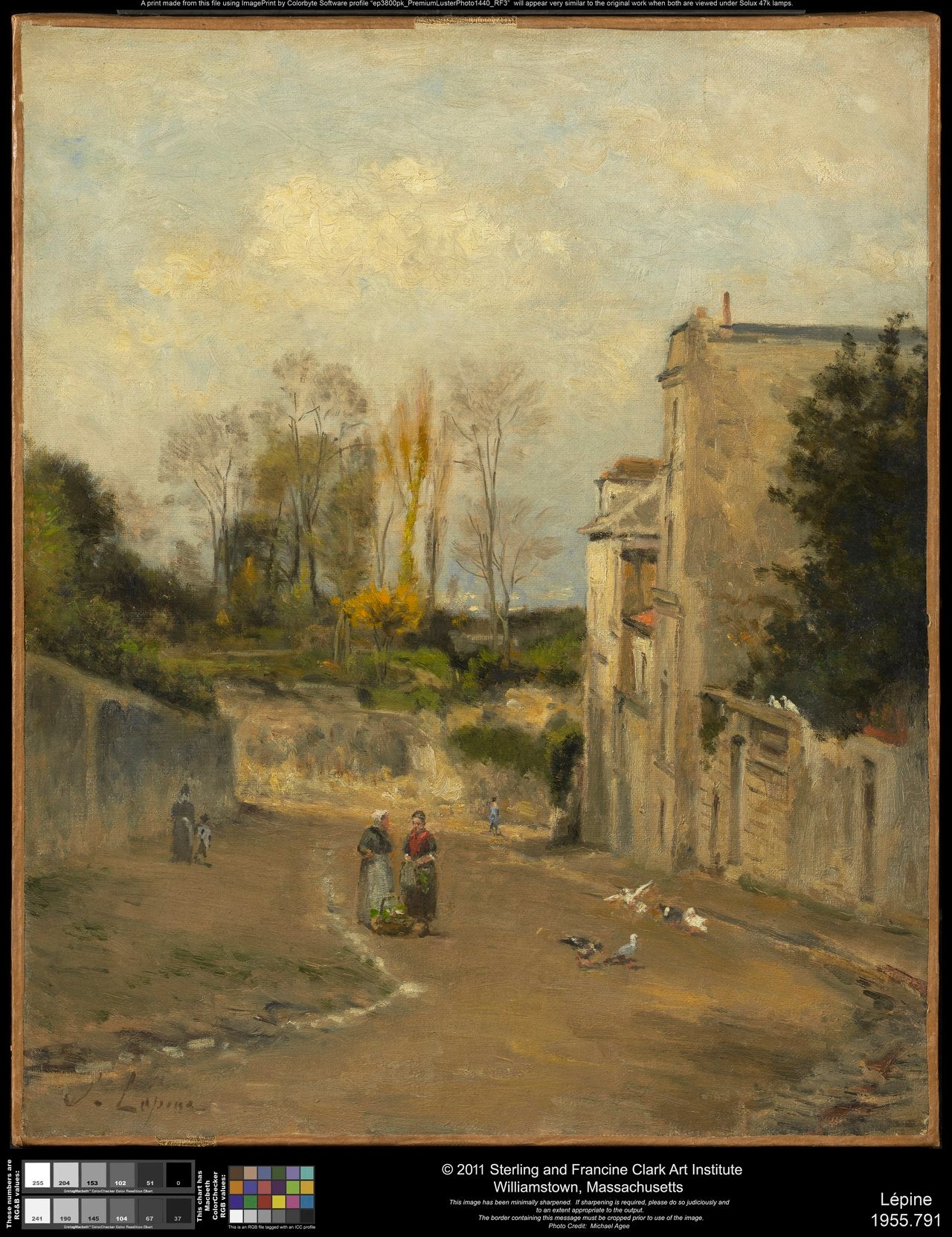 Montmartre. La rue Cortot - Stanislas Lépine image 1 reproduction réalisée par Alpha Reproduction