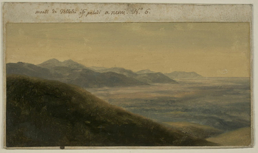 Les monts de Velletri et les marais de Nemi - Pierre de Valenciennes