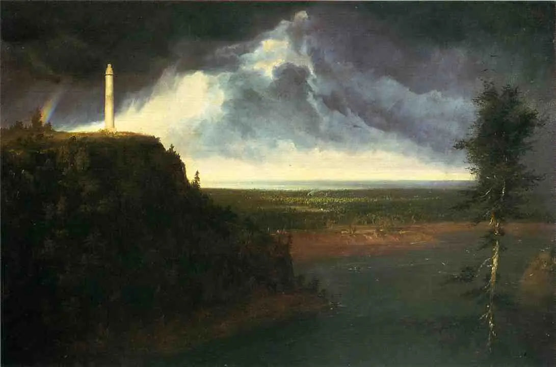 Monument de Brock - Thomas Cole image 1 reproduction d’œuvre d’art à l’huile