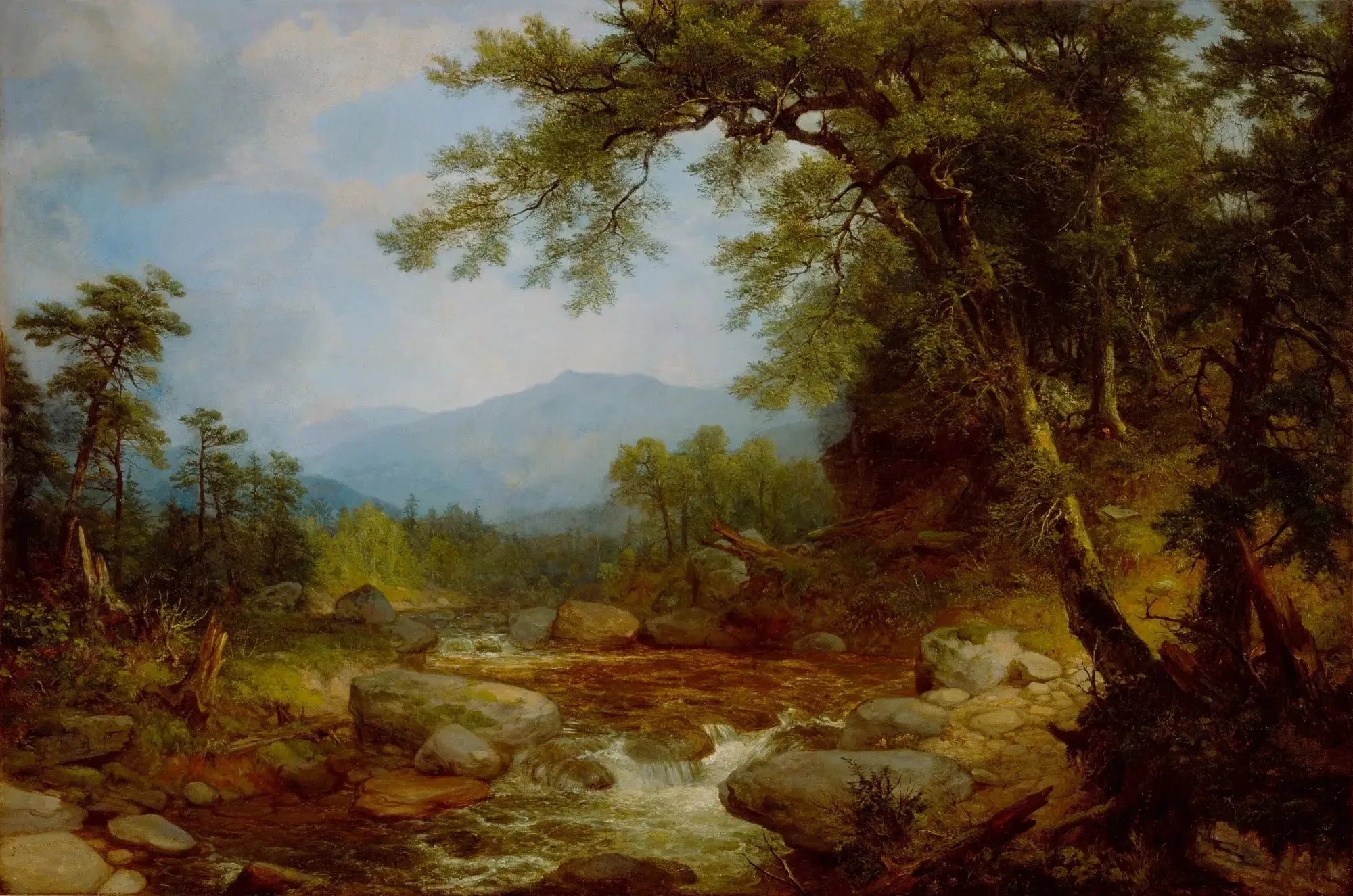 Monument Mountain, Berkshires - Asher Brown Durand image 1 reproduction de peinture à l’huile