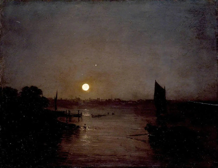 Moonlight, a Study at Millbank - J. M. W. Turner