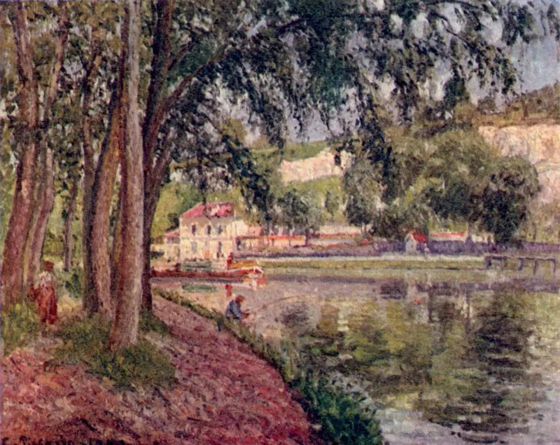 Moret, le canal du Loing - Camille Pissarro