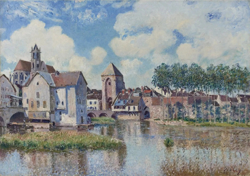 Moret-sur-Loing - Alfred Sisley