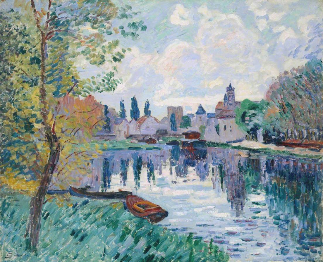 Moret-sur-Loing - Armand Guillaumin image 1 reproduction de peinture à l’huile