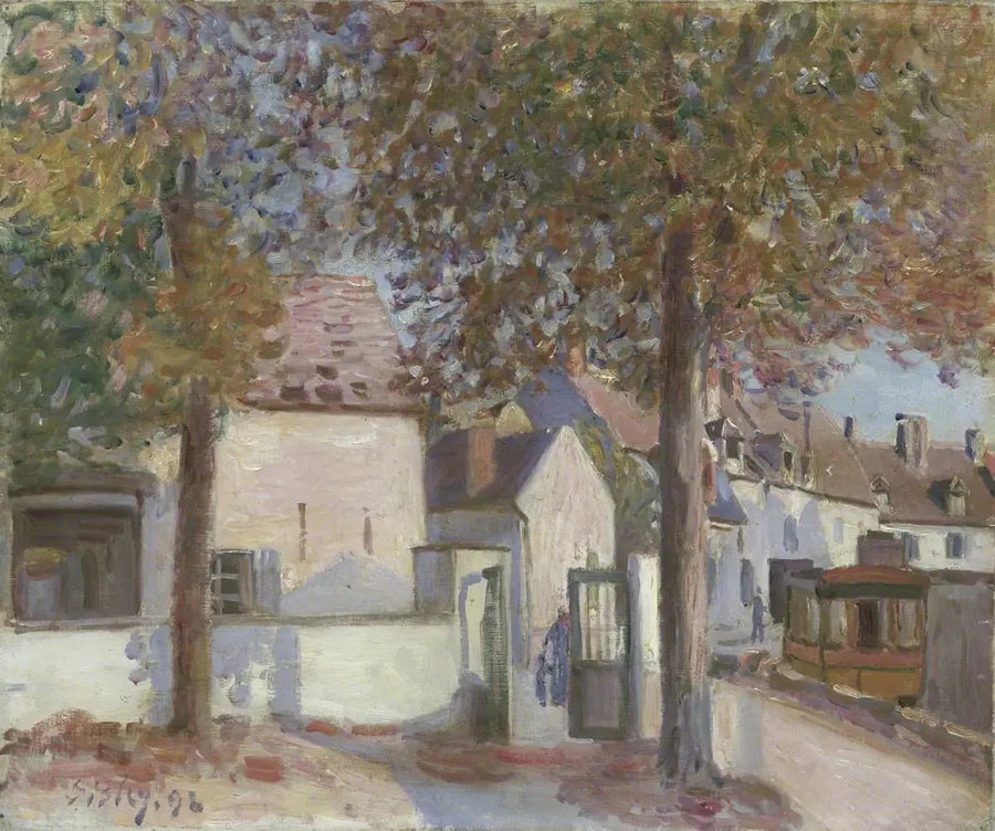 Moret-sur-Loing (Rue des Fossés) - Alfred Sisley