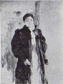 Jeune fille au manteau vert - Berthe Morisot