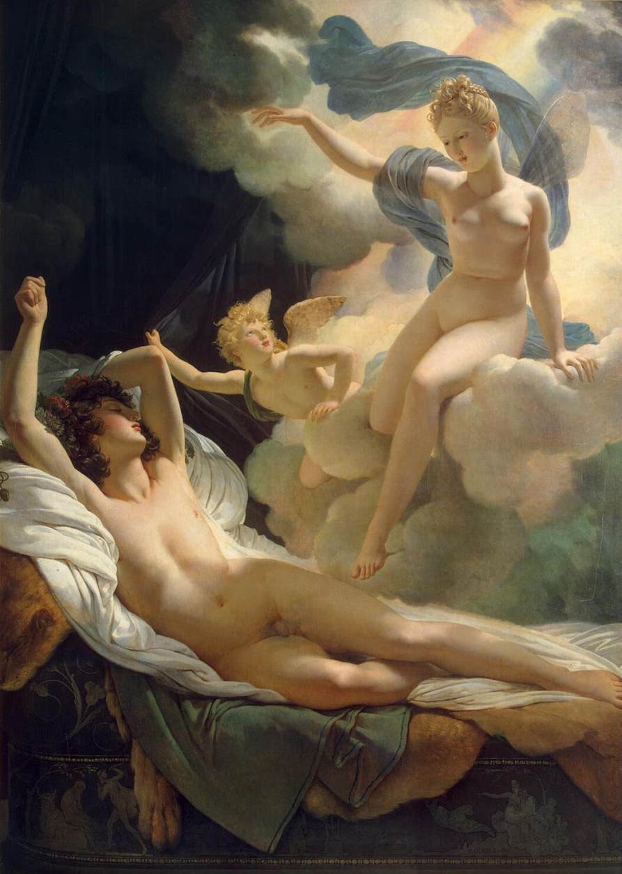 Morphée et Iris - Pierre-Narcisse Guérin image 1 reproduction artisanale de tableau