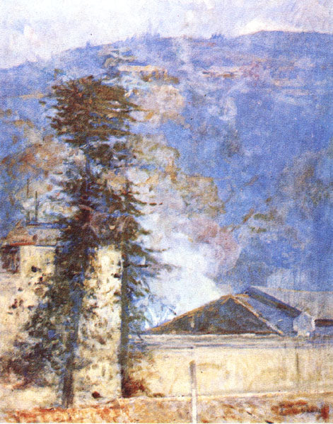 Morro de Santo Antônio - Eliseu Visconti image 1 reproduction de peinture à l’huile