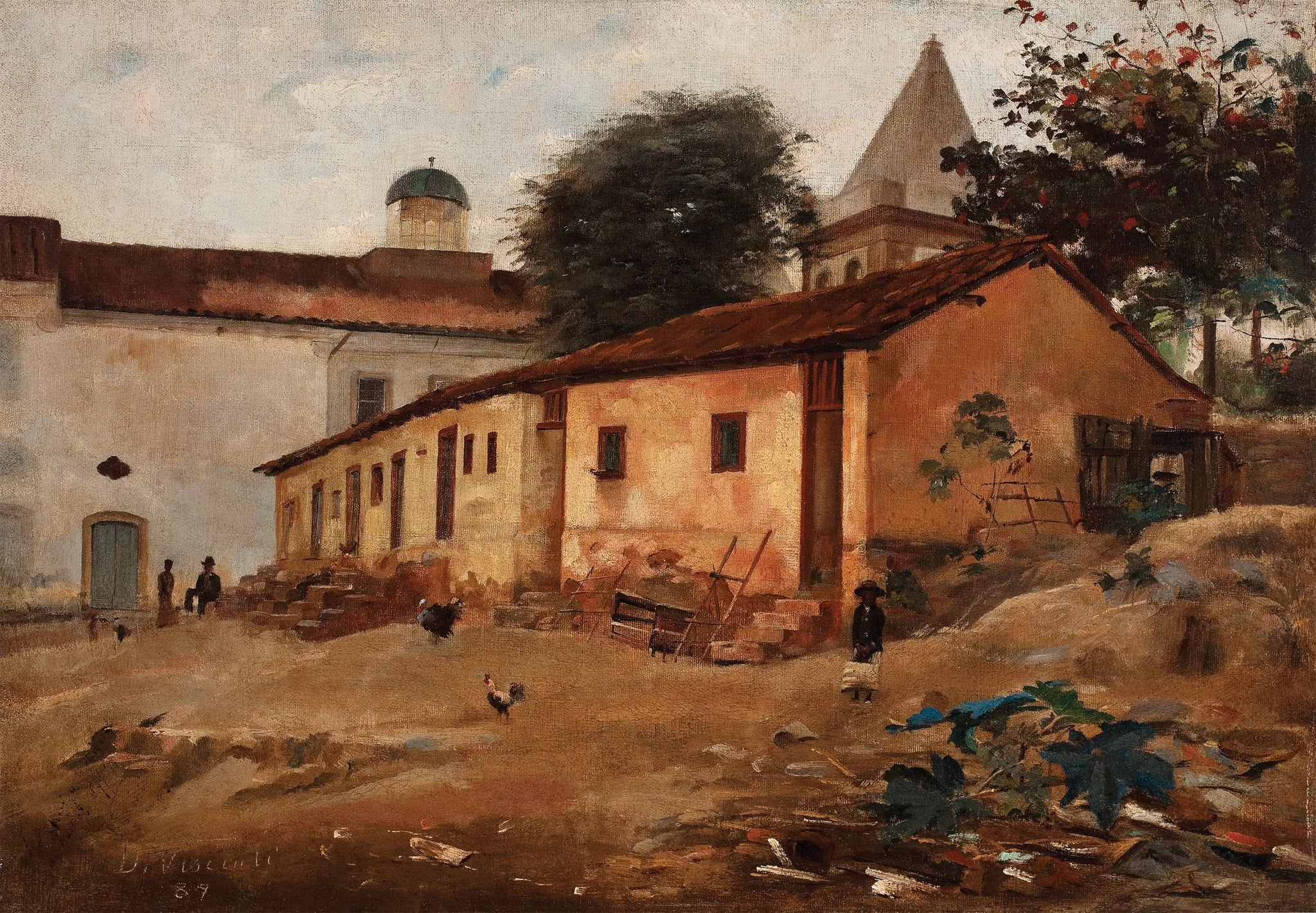 Morro de São Bento - Eliseu Visconti image 1 copie peinte à la main à l’huile