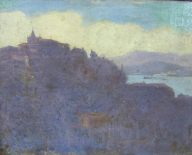 Morro do Castelo - Eliseu Visconti image 1 reproduction artisanale de tableau
