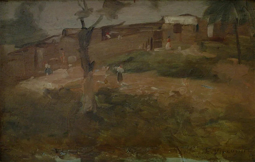 Morro do Rio - Eliseu Visconti image 1 copie peinte à la main à l’huile