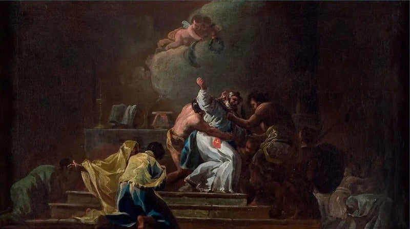 Mort de saint Albert de Jérusalem - Francisco de Goya