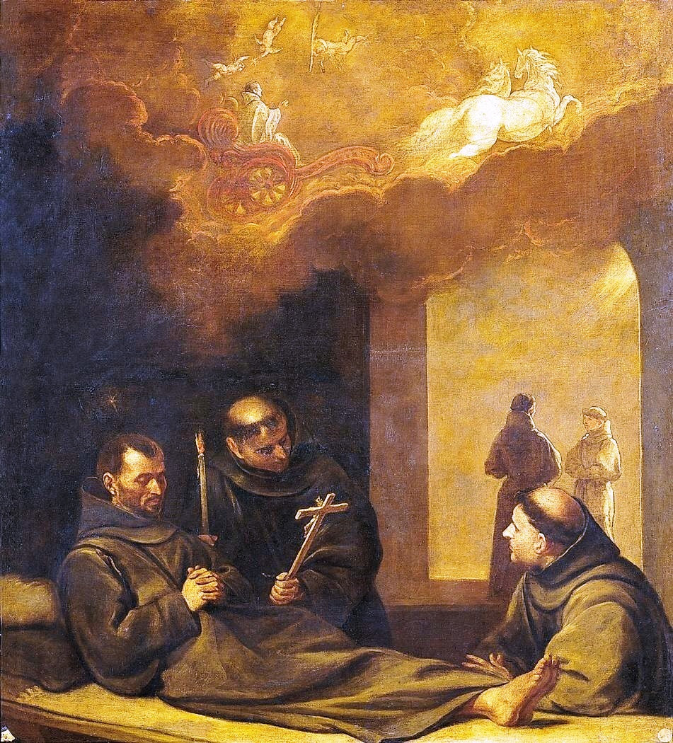 Mort de saint François d'Assise - Alonso Cano image 1 tableau peint à l’huile sur toile