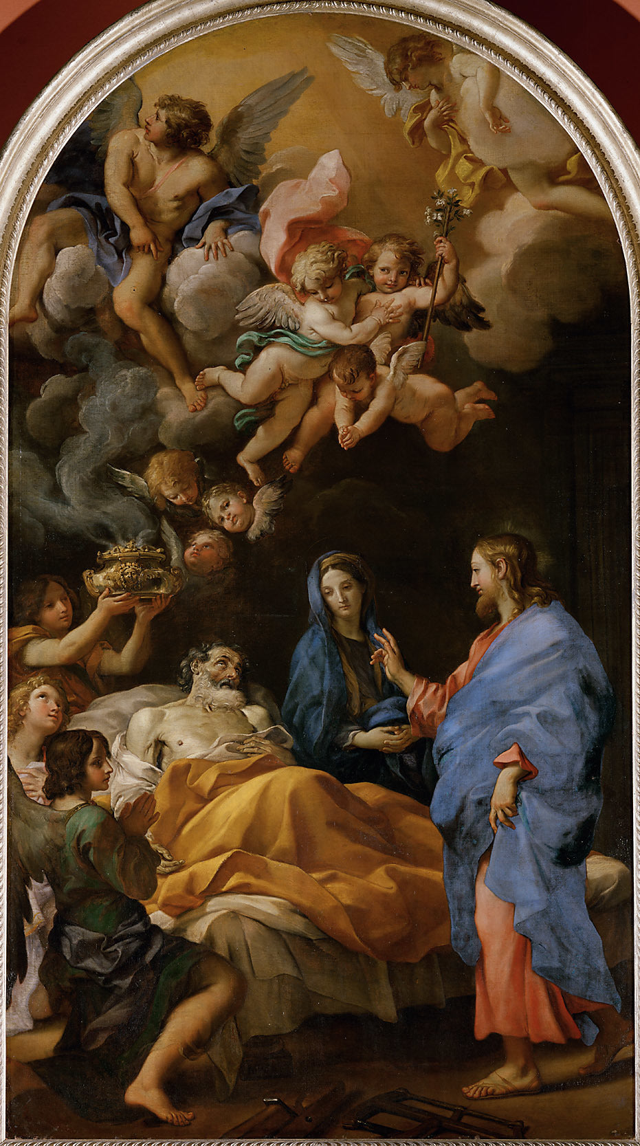 Mort de saint Joseph - Carlo Maratta image 1 reproduction réalisée par Alpha Reproduction