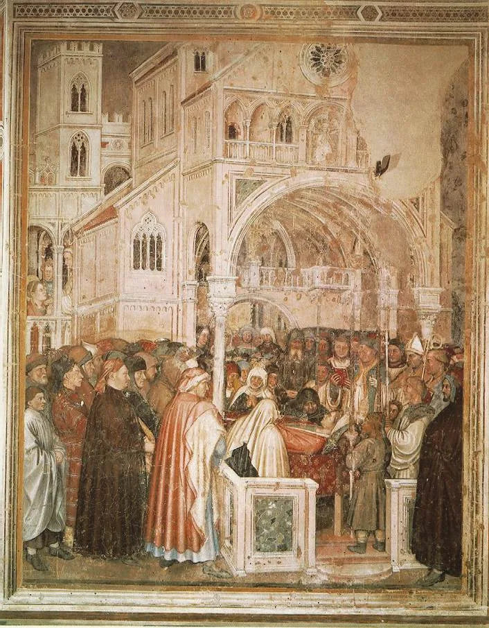 Mort de Sainte Lucie - Altichiero da Zevio image 1 reproduction de peinture à l’huile