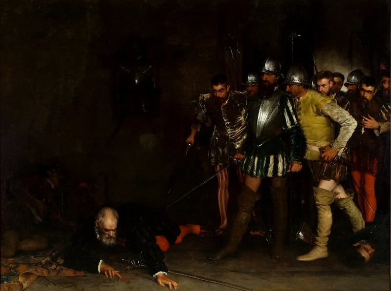 La mort de Francisco Pizarro - Manuel Ramírez Ibáñez