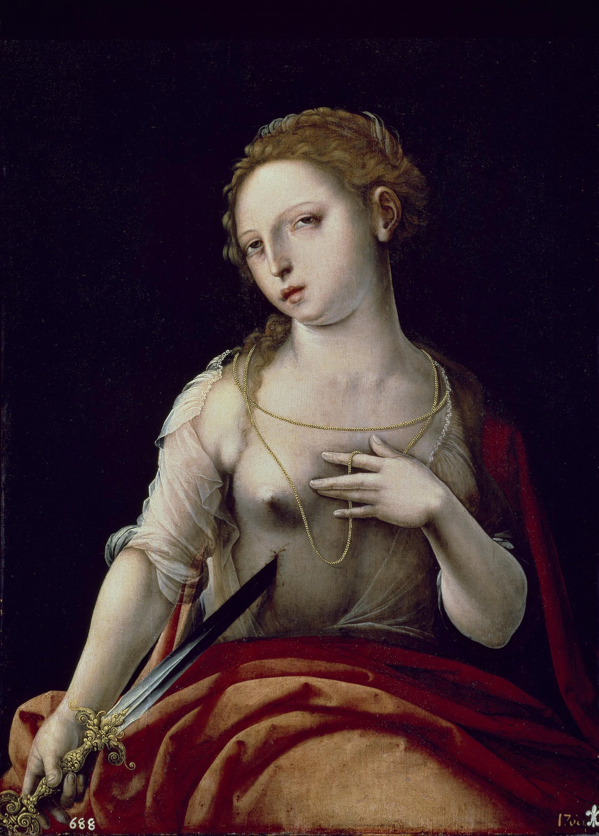 La mort de Lucrèce - Cornelis Bazelaere