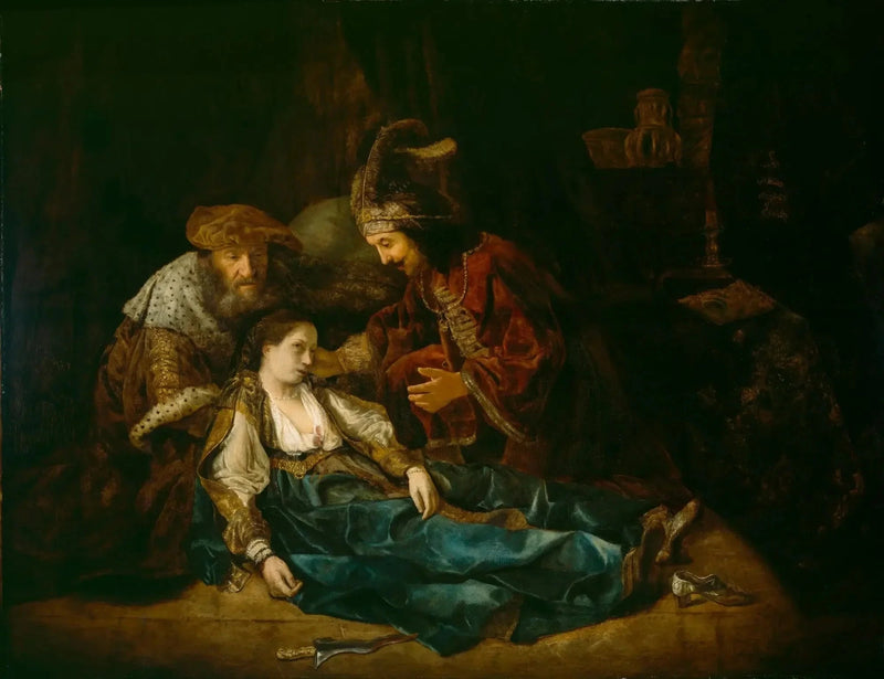 La Mort de Lucrèce – école de Rembrandt