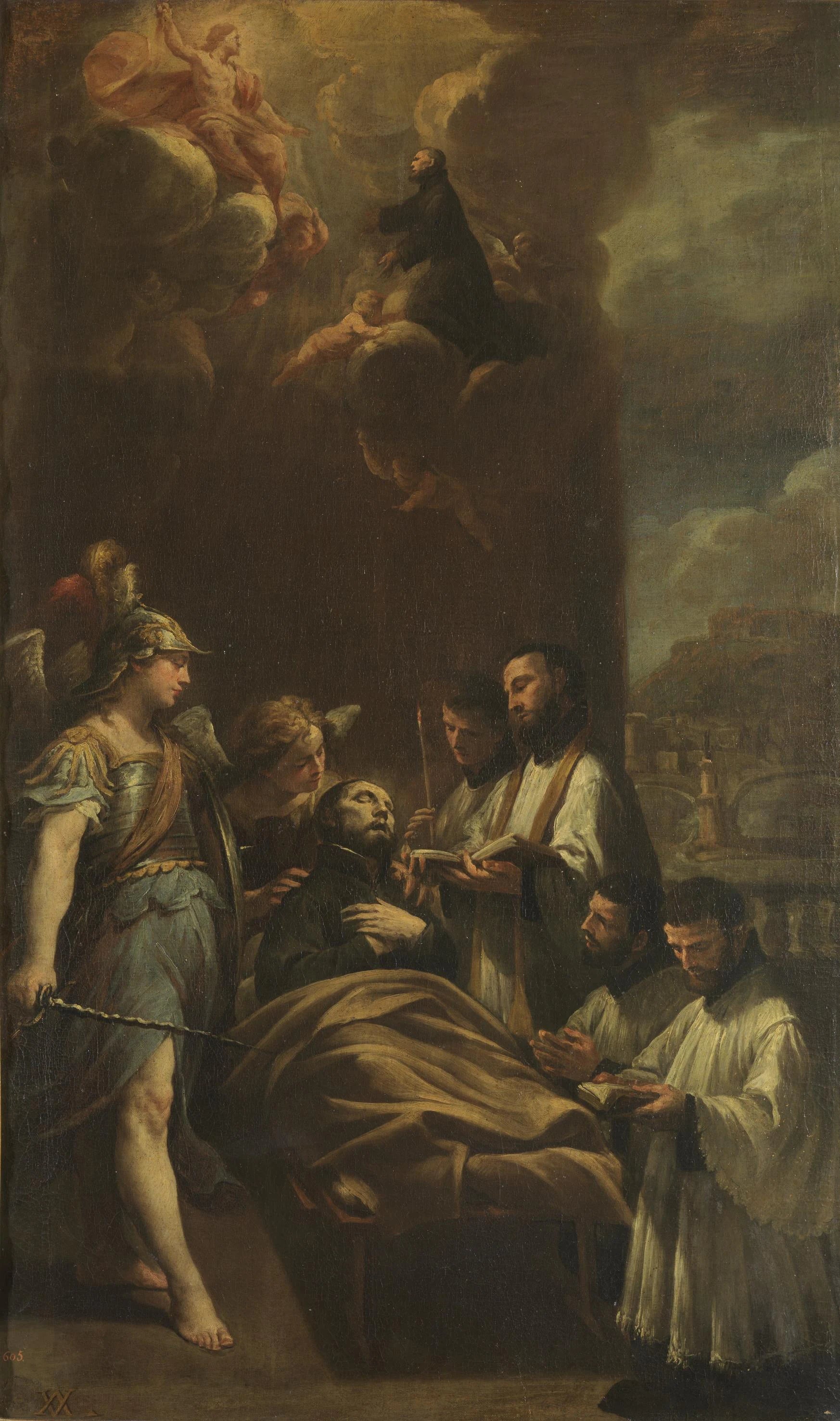 La mort de saint Cajetan - Andrea Vaccaro