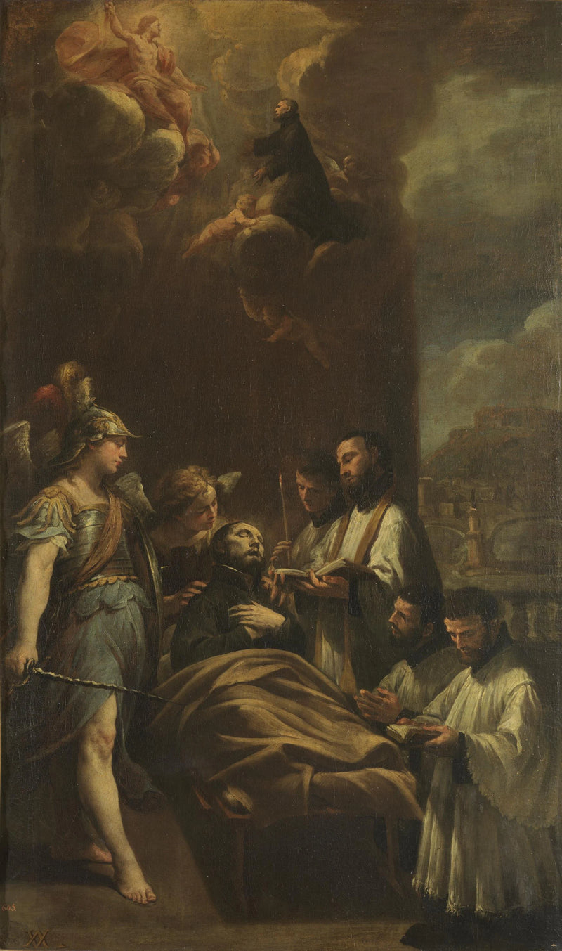 La mort de saint Cajetan - Andrea Vaccaro