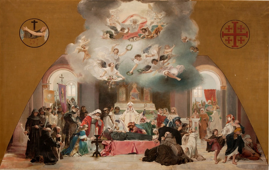 La mort de saint François - Casto Plasencia y Maestro