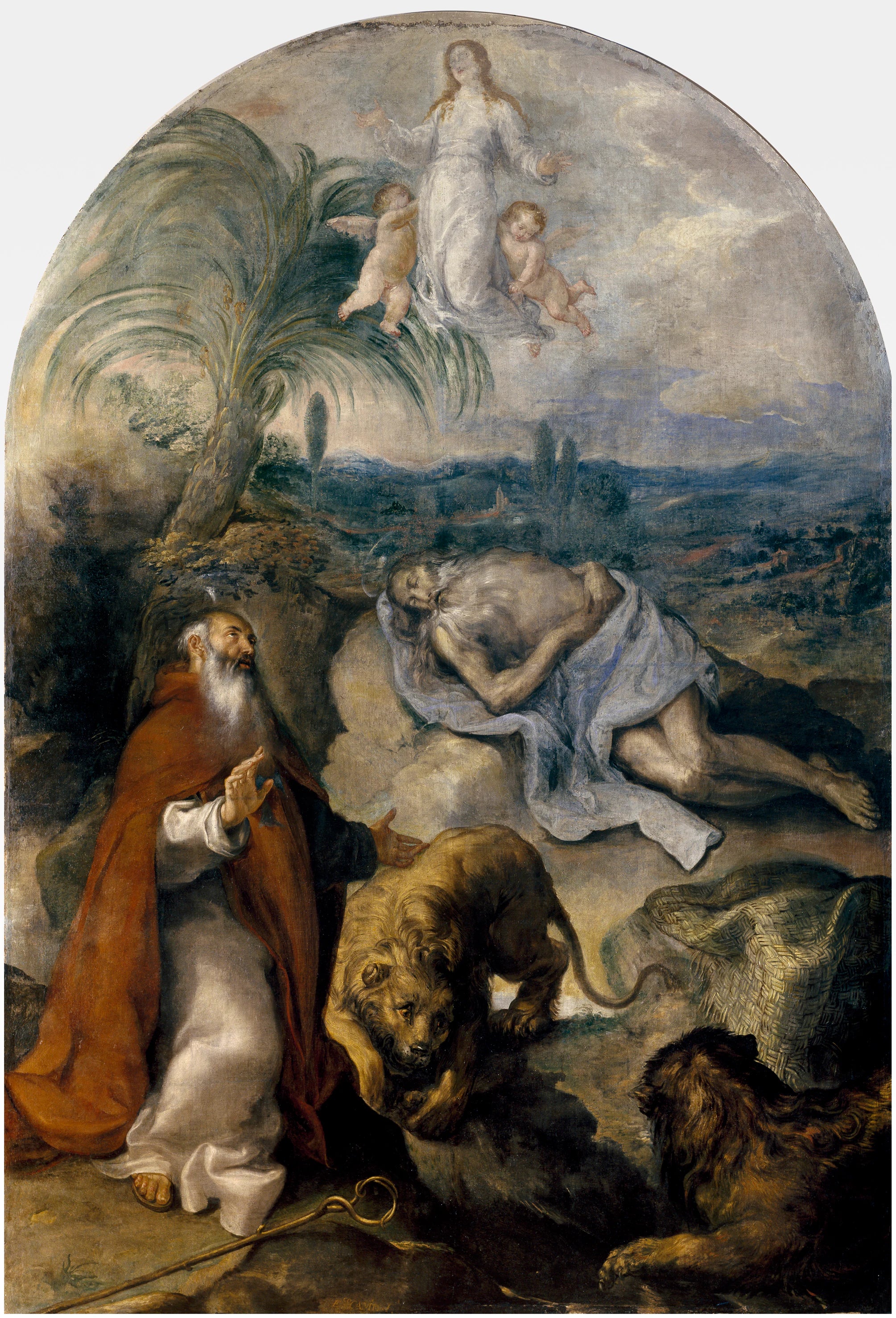 La mort de saint Paul l'Ermite - Francisco Camilo
