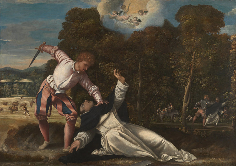 Mort de Saint Pierre martyr - Bernardino da Asola