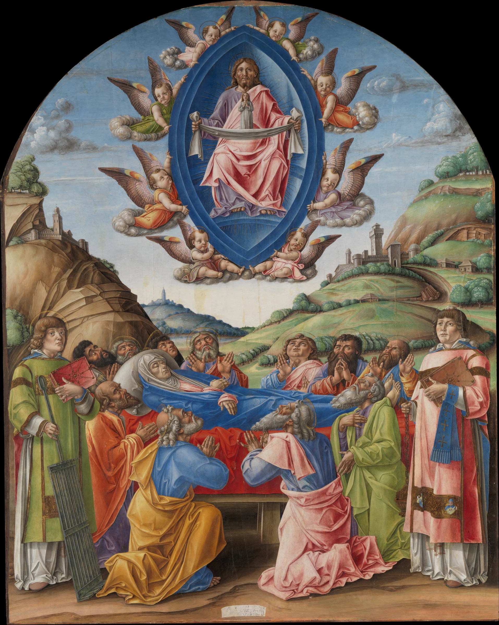 La mort de la Vierge - Bartolomeo Vivarini