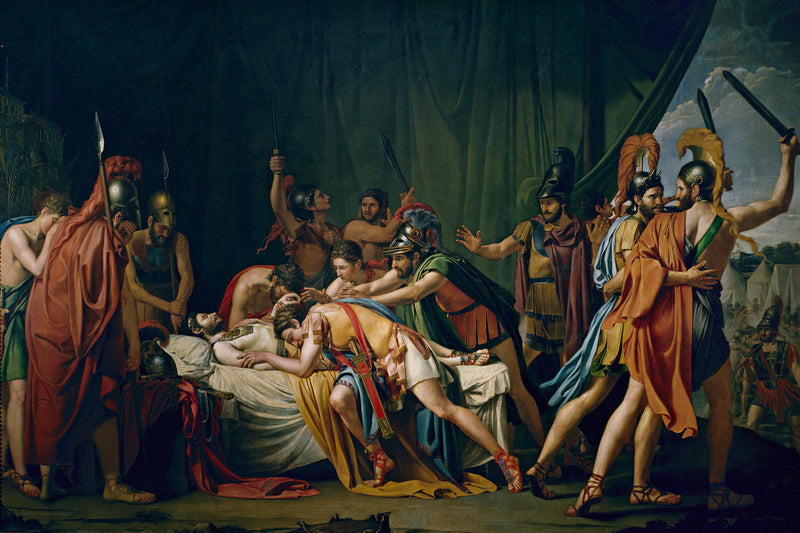 La mort de Viriatus, chef des Lusitaniens - José de Madrazo y Agudo