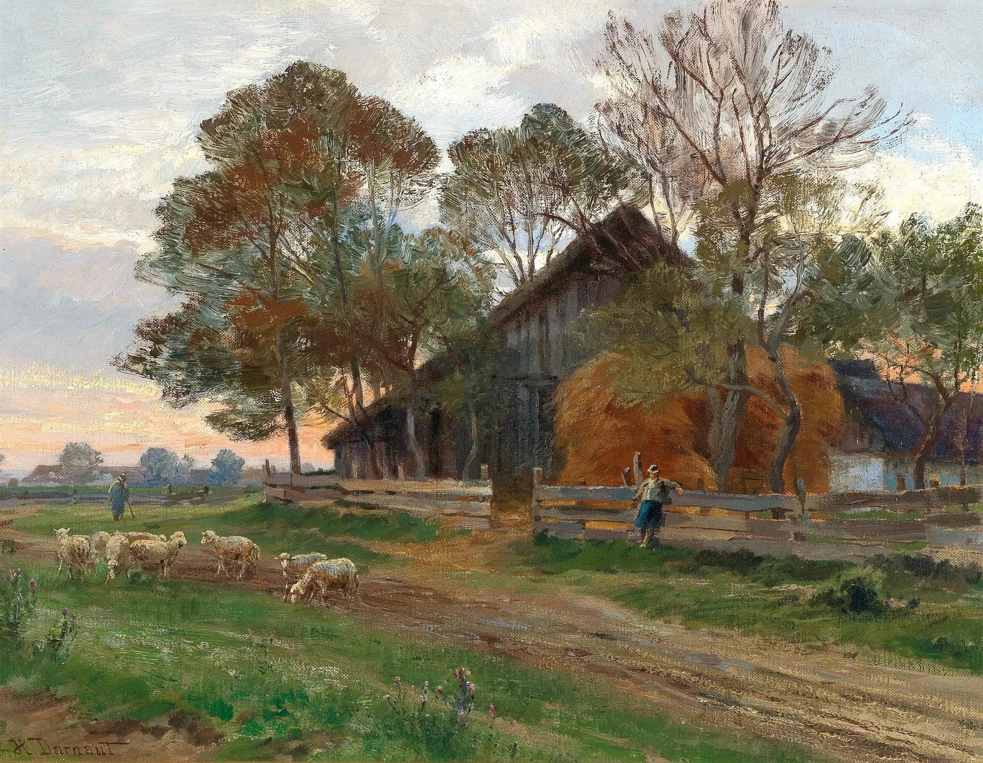 Motif de Plankenberg - Hugo Darnaut image 1 copie de tableau peinte à la main