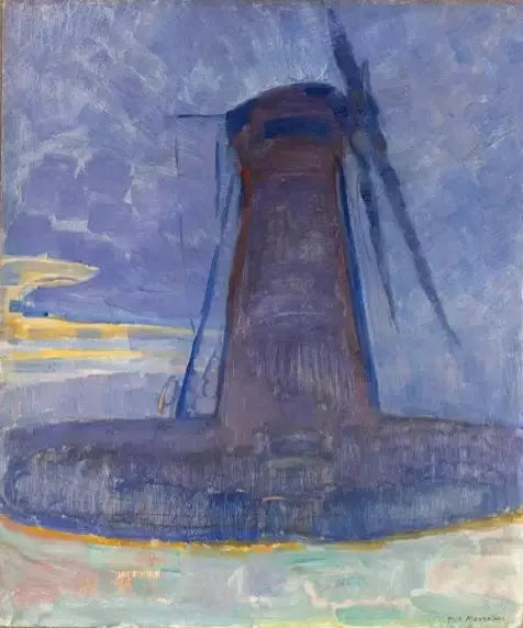 Moulin à Domburg - Piet Mondrian
