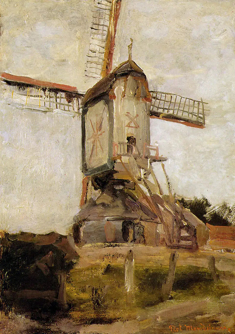 Moulin à Heeswijk - Piet Mondrian