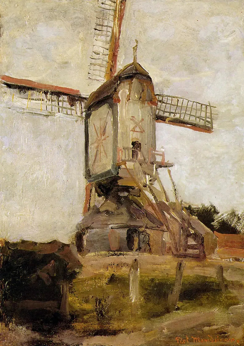Moulin à Heeswijk - Piet Mondrian