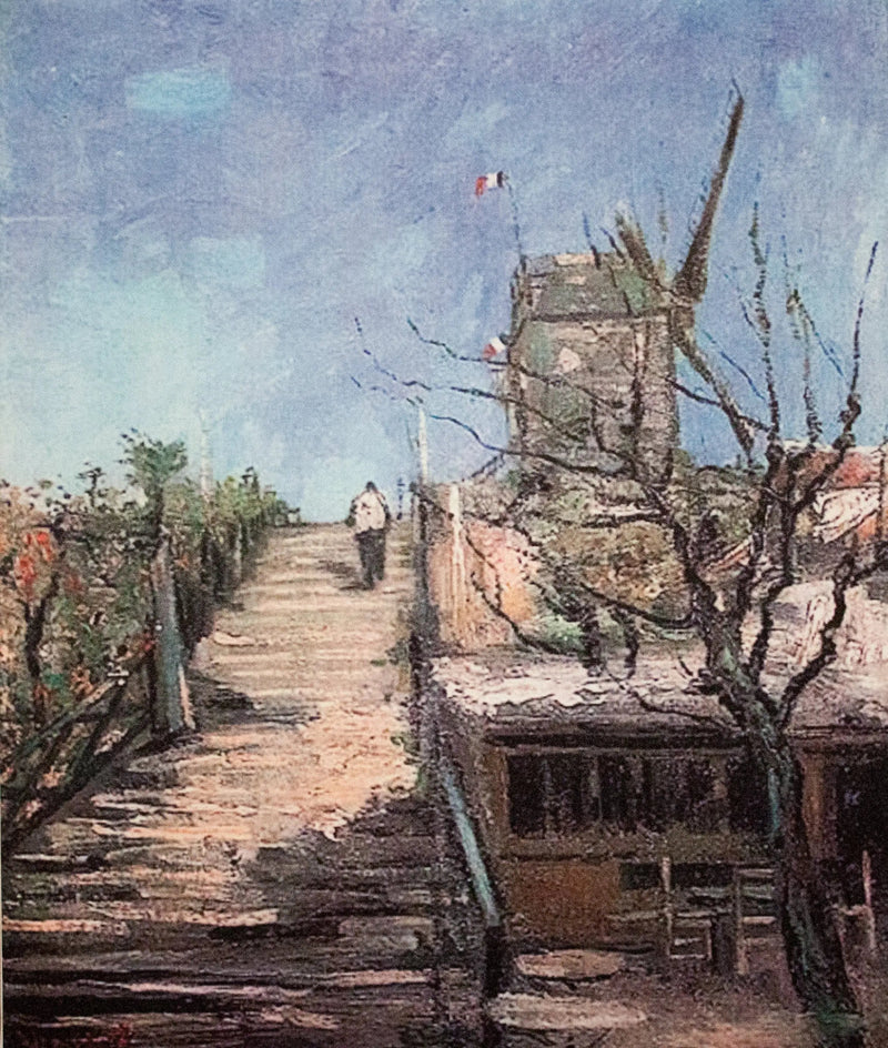 Moulin à vent de Montmartre - Vincent van Gogh