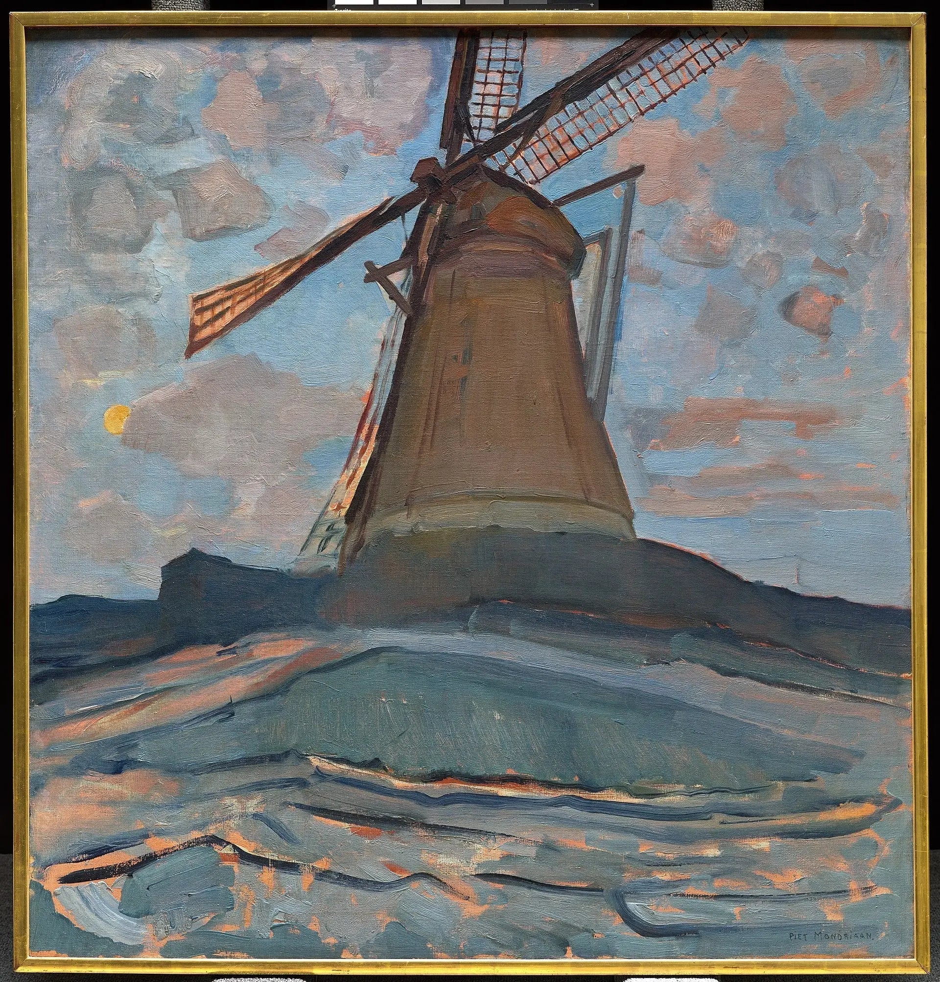 Moulin à vent - Piet Mondrian image 1 copie de tableau peinte à la main