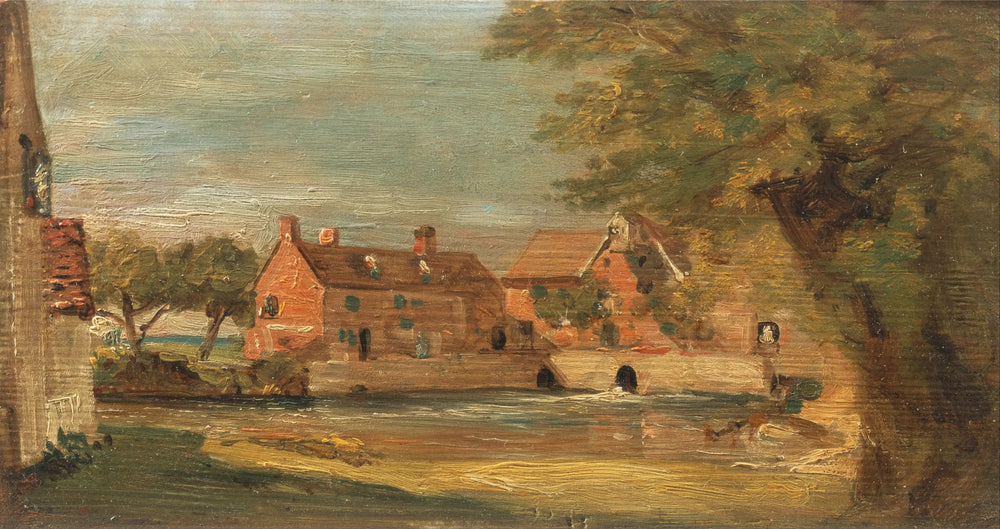 Moulin de Flatford - John Constable image 1 reproduction de peinture à l’huile