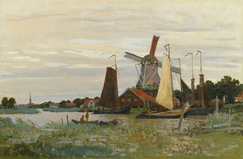 Млин у Zaandam W171 - Клод Моне
