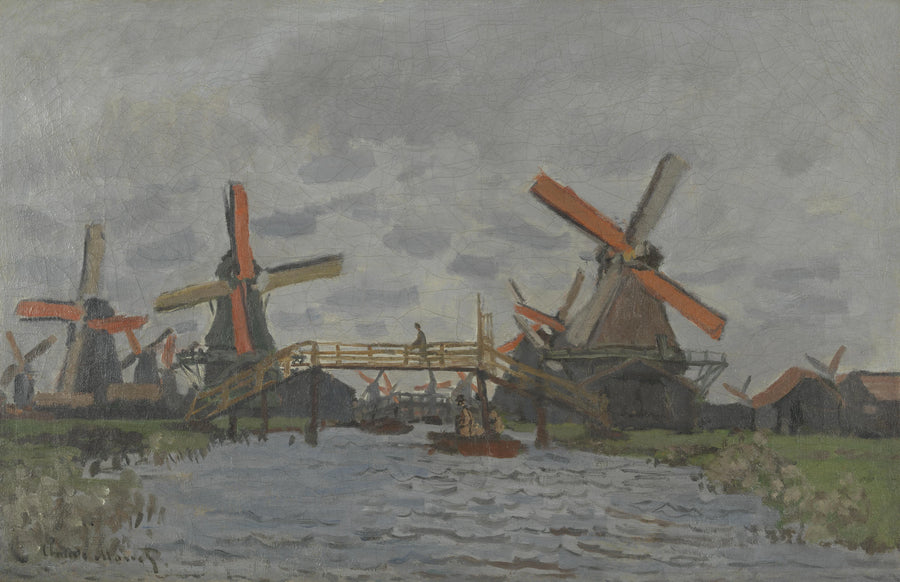 Вітряки біля Zaandam W181 - Клод Моне