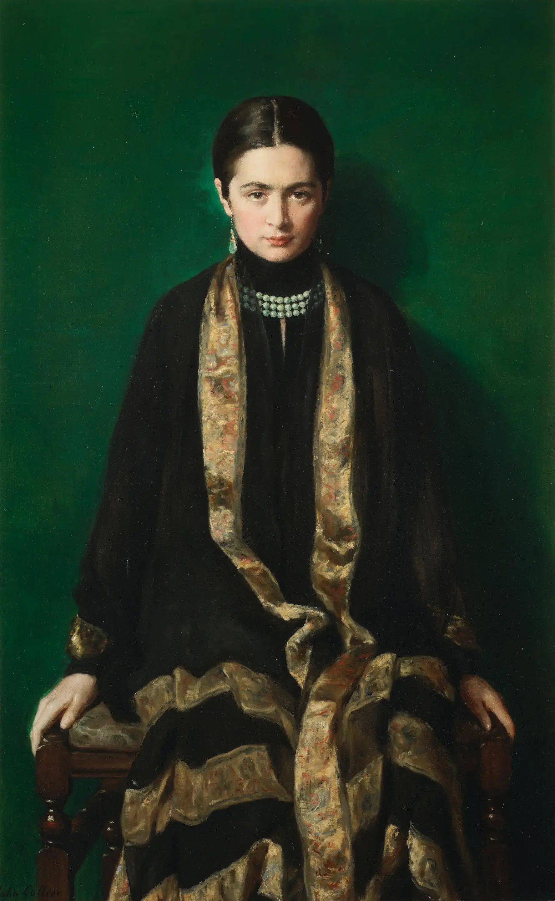 Mrs Dalahaye - John Collier image 1 reproduction artisanale de tableau