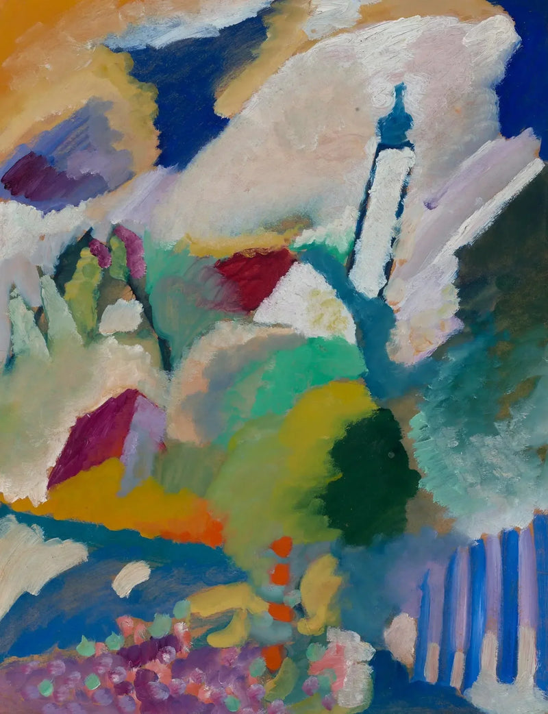Murnau avec l'église I - Vassily Kandinsky