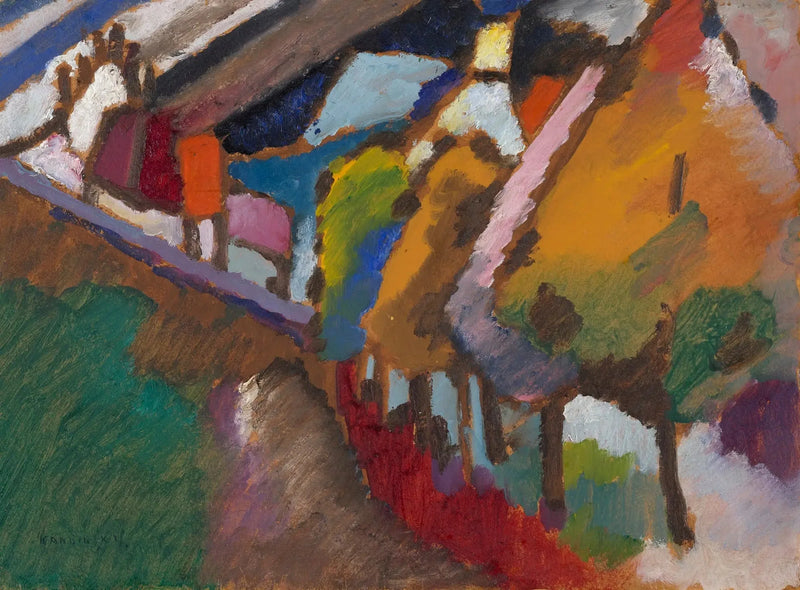 Murnau - Château et église - Vassily Kandinsky