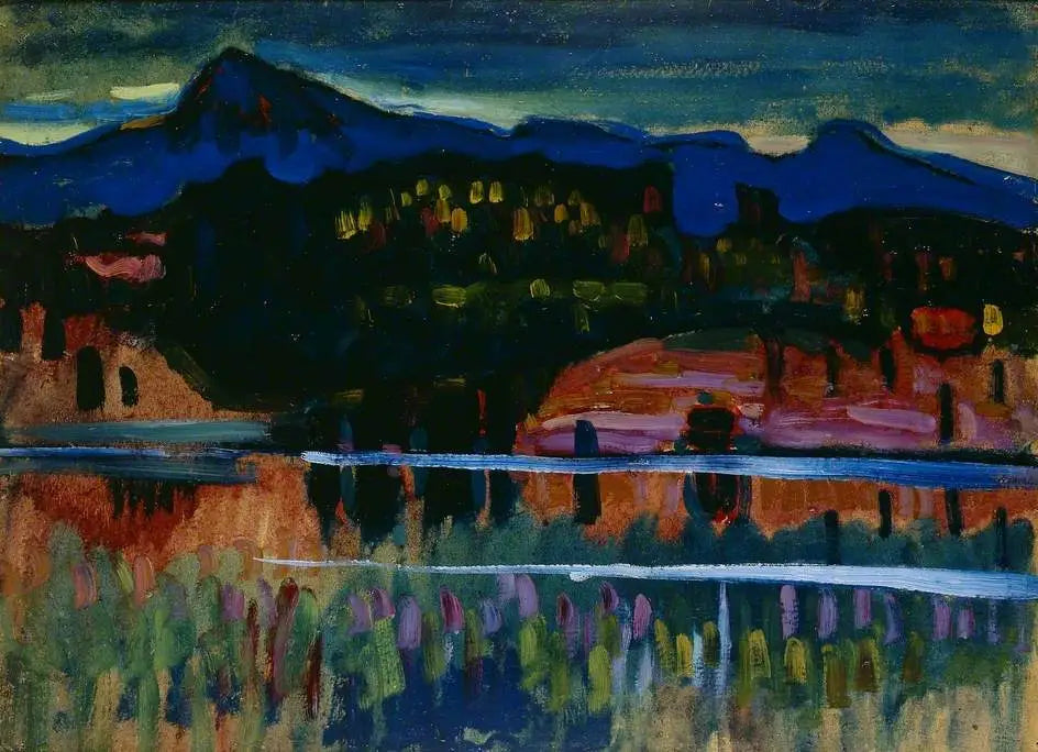 Murnau-Staffelsee I - Vassily Kandinsky image 1 reproduction réalisée par Alpha Reproduction