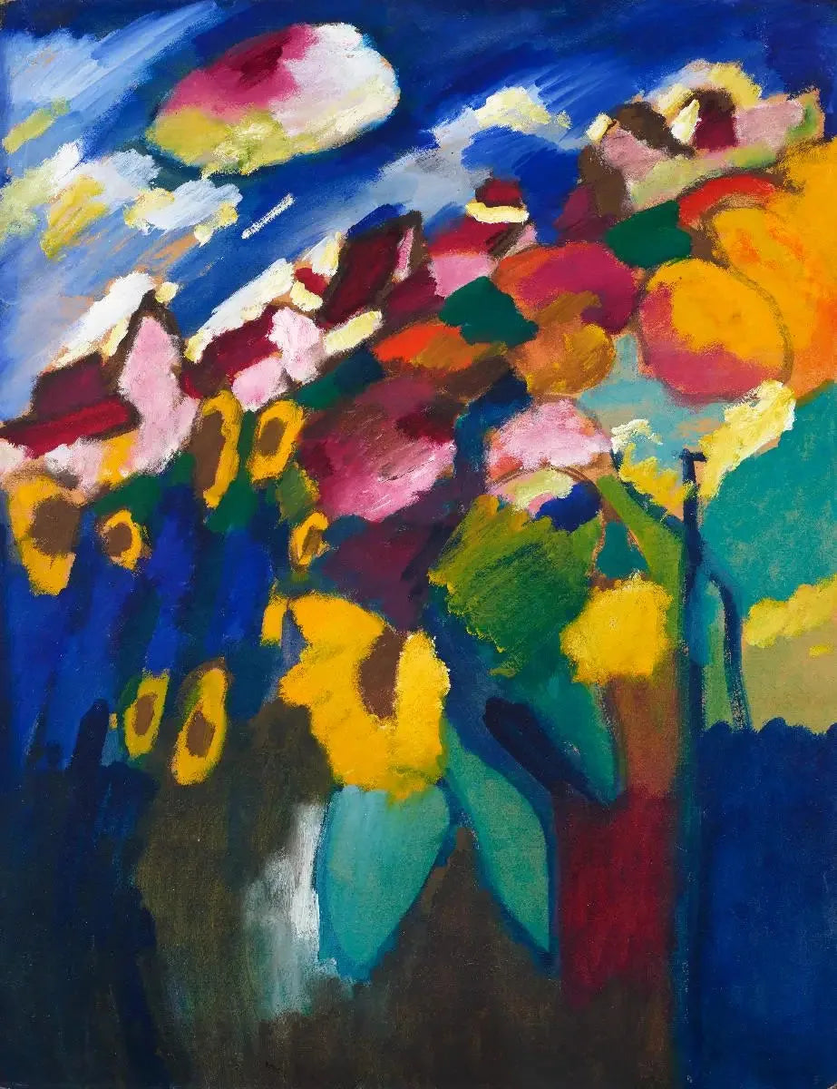 Murnau – The Garden II - Vassily Kandinsky image 1 copie de tableau peinte à la main