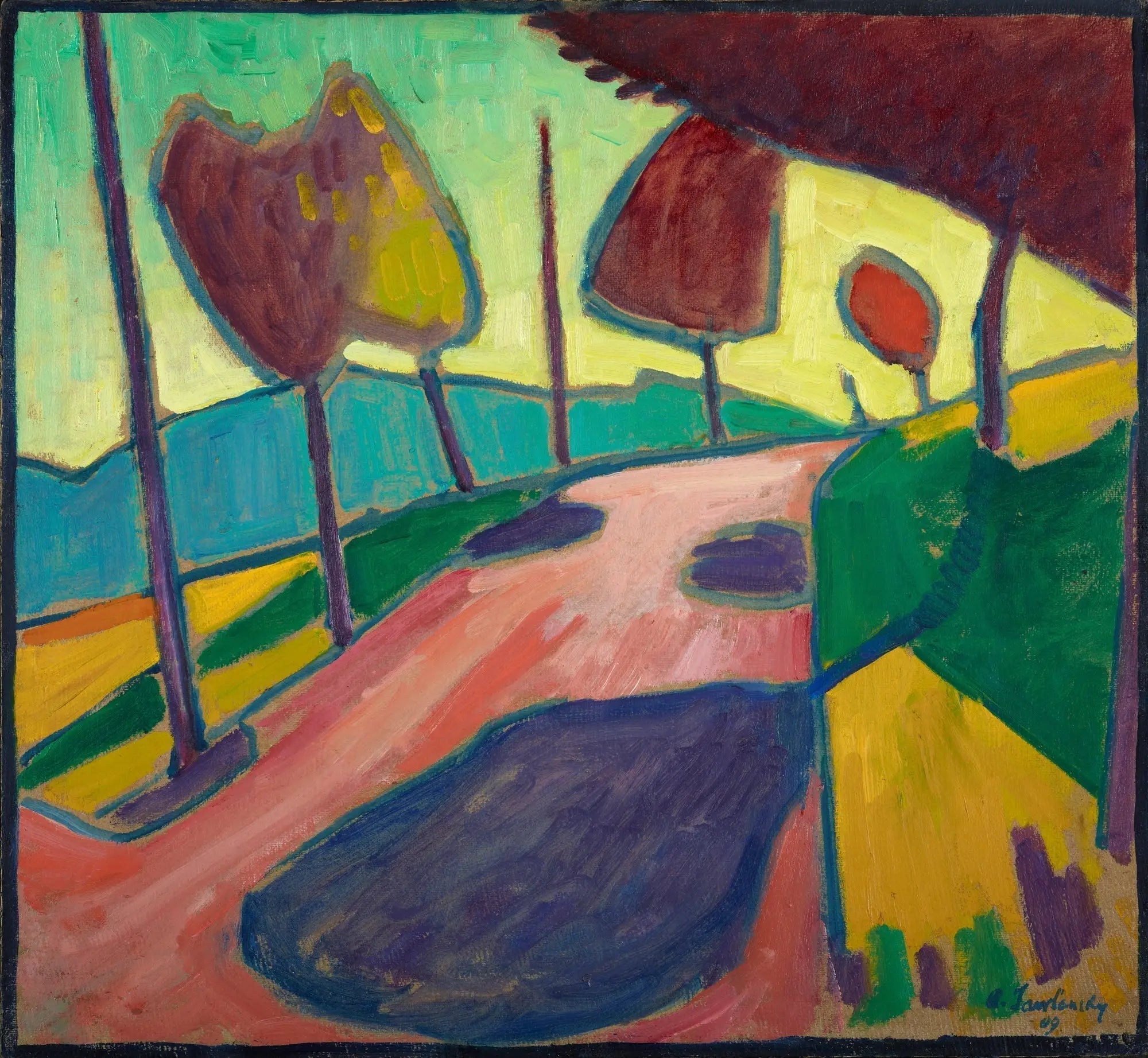 Murnauer Landschaft - Alexej von Jawlensky image 1 copie peinte à la main à l’huile