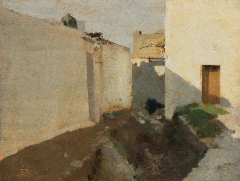 Murs blancs au soleil, Maroc - John Singer Sargent