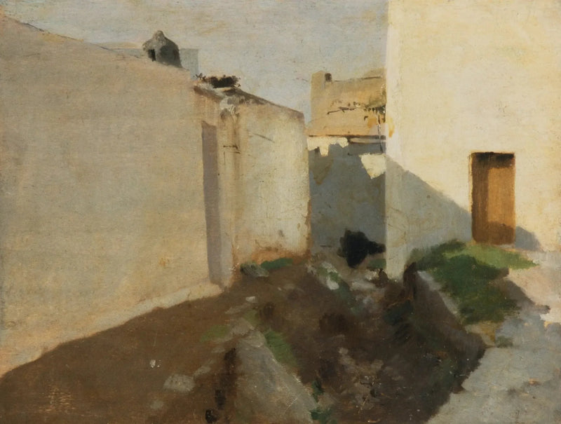 Murs blancs au soleil, Maroc - John Singer Sargent