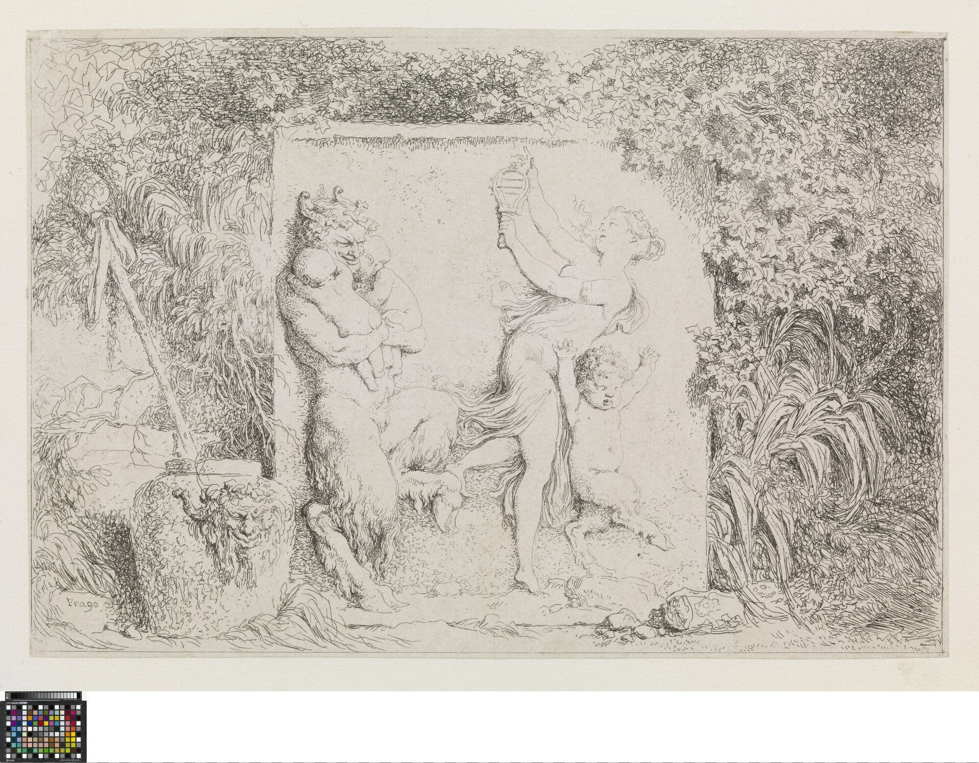 Bacchanale - Jean-Honoré Fragonard
