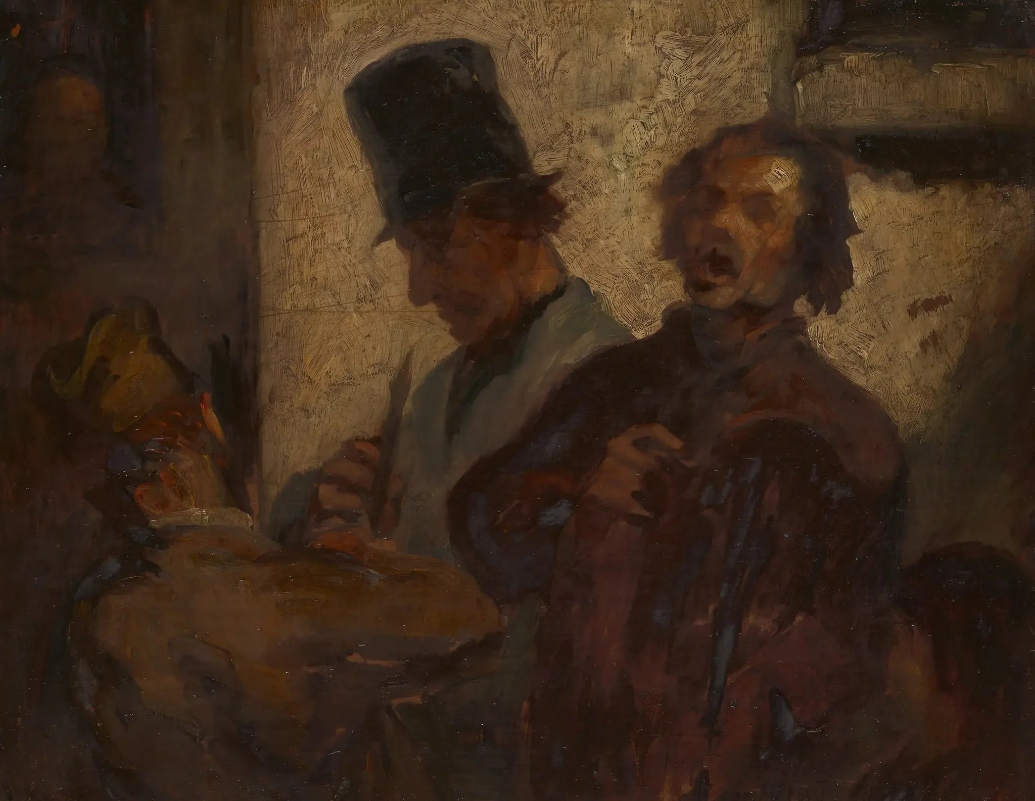 Musiciens de rue - Honoré Daumier image 1 tableau peint à l’huile sur toile