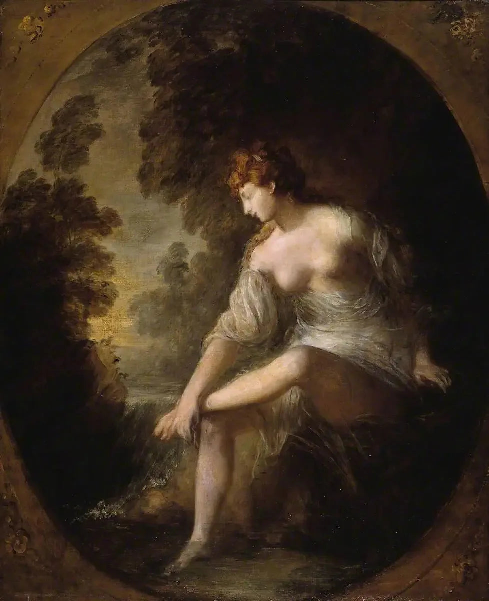Musidora - Thomas Gainsborough image 1 copie de tableau peinte à la main